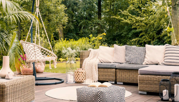 Schöne Gartenausstattung
